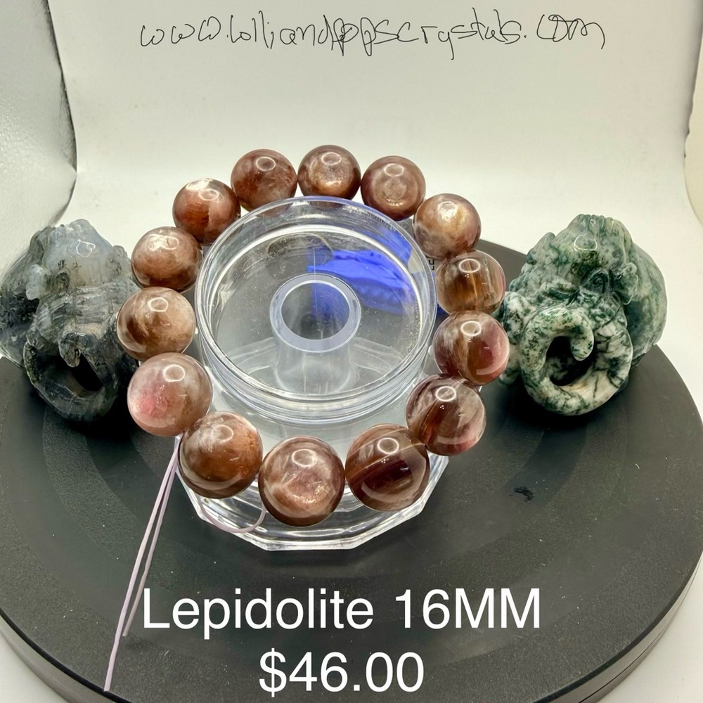Lepidolite high quality bracelet
